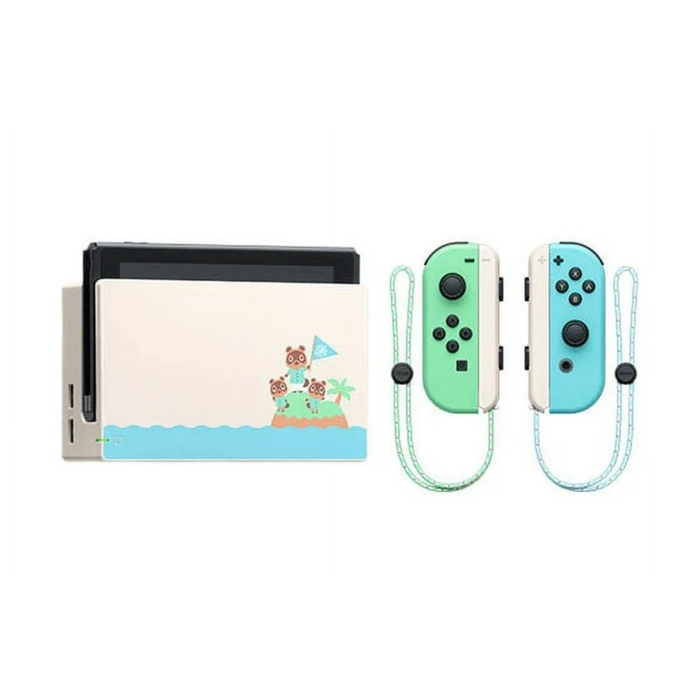 Nintendo Switch Dock & Joy-Con Set in Cream, Mint Green & Aqua Blue